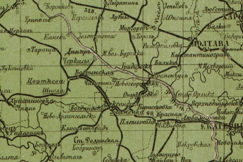 detail of index grid map
